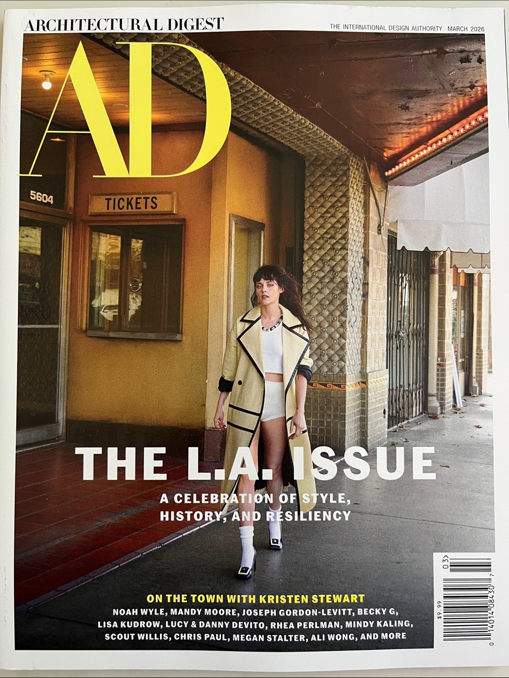 Architectural Digest Magazine March 2026.
